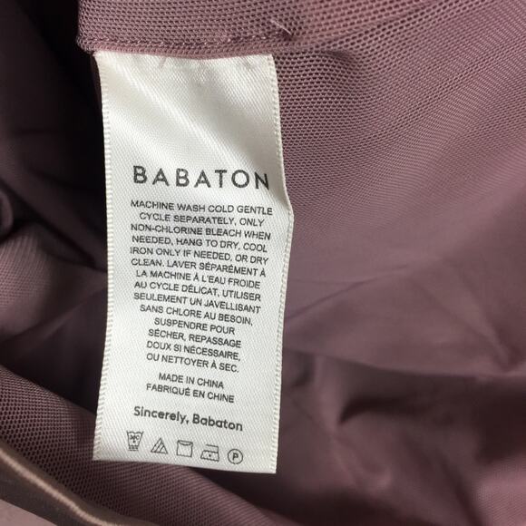 Aritzia Babaton Satin Mini Dress 10 Pressure 90s Taupe High Shine Racer Back - Picture 6 of 16
